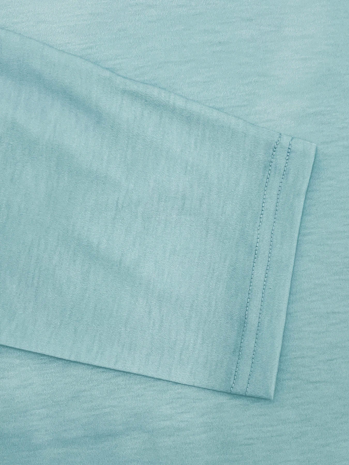 Plus Size Casual T-shirt Women's Plus Heart & Stripe Print Long Sleeve V Neck Slight Stretch Tunic T-shirt