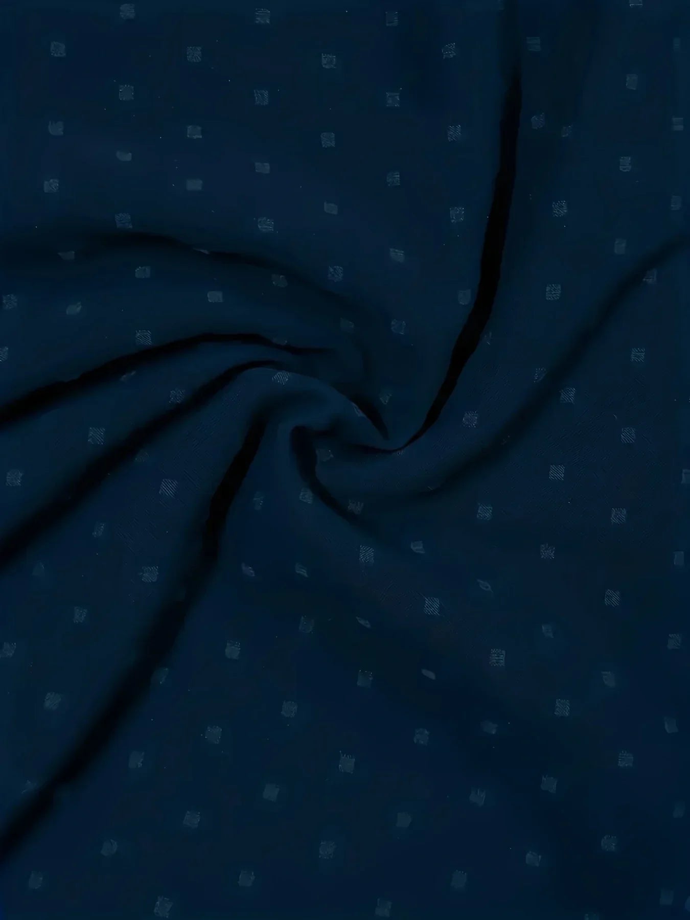 Plus Size 1XL-5XL Women's Swiss Dot Blouse with Button Detail and Long Sleeves Shirt Ladies Stylish and Comfortable V-Neck Top